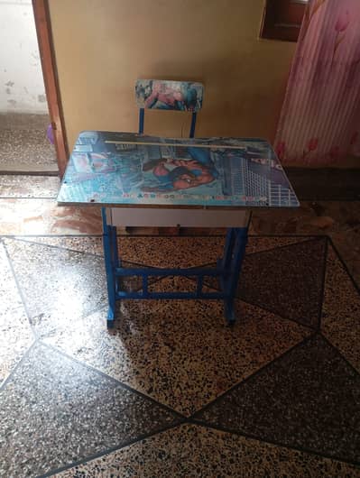 iron Chair & study Table for kids
