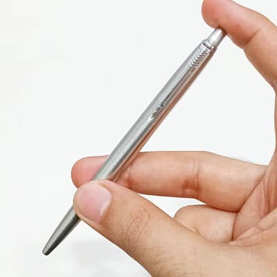 1980s Parker Jotter Stainless Steel Ballpoint Pen | Made in England