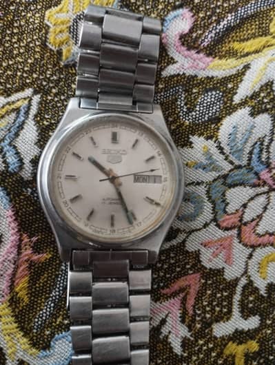 Seiko 5 Automatic 17 Jewels Original Men's Watch – Stainless Steel