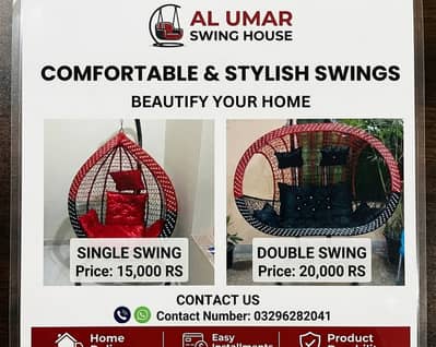 Jhoola | Playground equipment Slides| Steel swing | Al Umer Swing