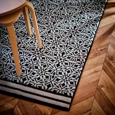 Ikea Cut-Out Rug Multi Coloured  Large 3D Effect