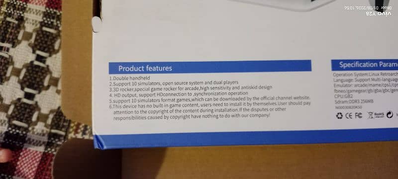 Video game with 2 wireless controller 3