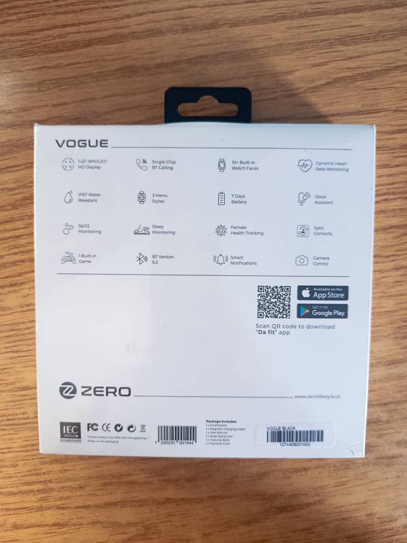Zero Vogue Watch 1