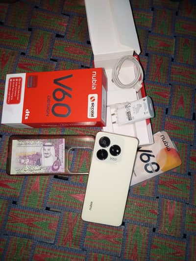 Zte V60 8+8/256 seld pece ha 10by10 6 month uze argent sell