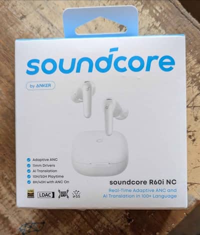 Ankar Soundcore R60i NC Wireless Earbuds  2 Year Warenty