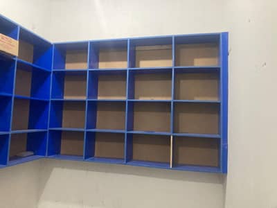 playwood rack's and wooden door+mirror