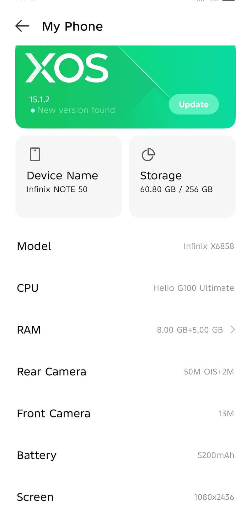 Infinix Note 50 1