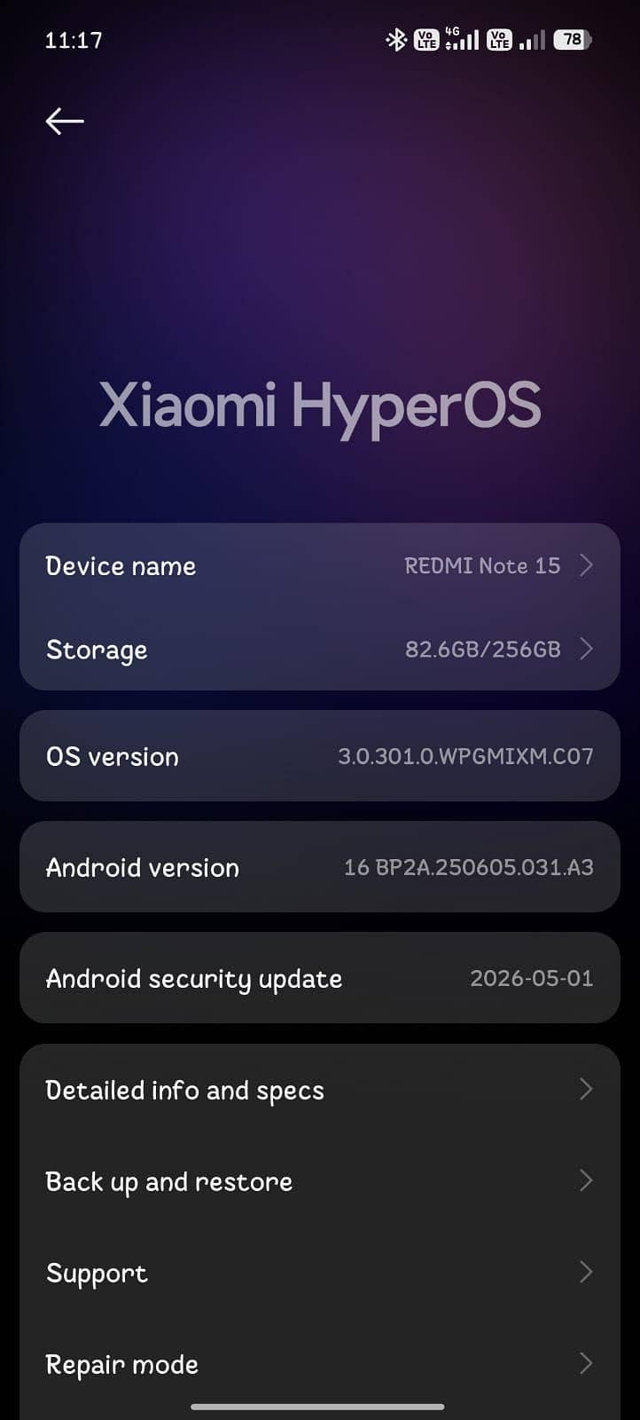 Xiaomi Redmi Note 15 0