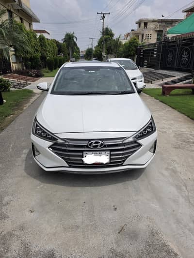 Hyundai Elantra 2023 GLS White Color just like Brand New