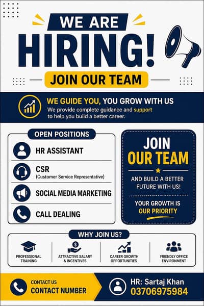I Need Office Staff Urgent Require Male And Female. . .