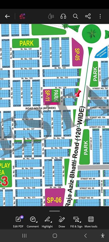 Plot for sell next to corner 0