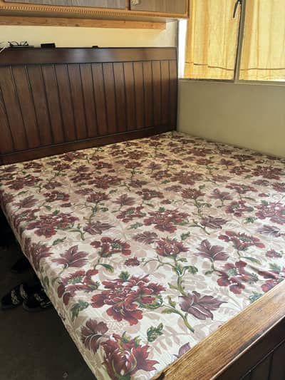 King Bed with mattress for sale