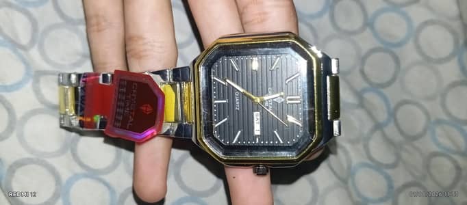 CRYSTAL TIME ORIGINAL WATCH Day and date working