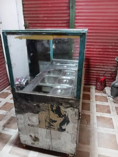 dishes counter