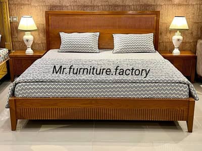 double bed/shesham wooden bed/solid bed/bed set/single bed/bedroom fur