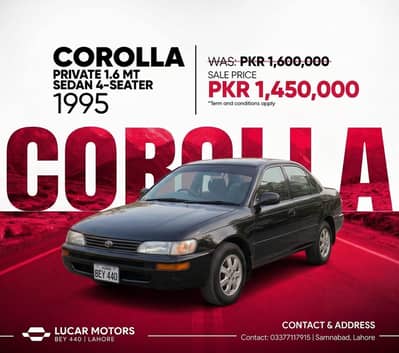 Corolla XE (1995) - Old is Gold