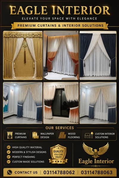 Premium Curtains & Interior Solutions | Eagle Interior\.