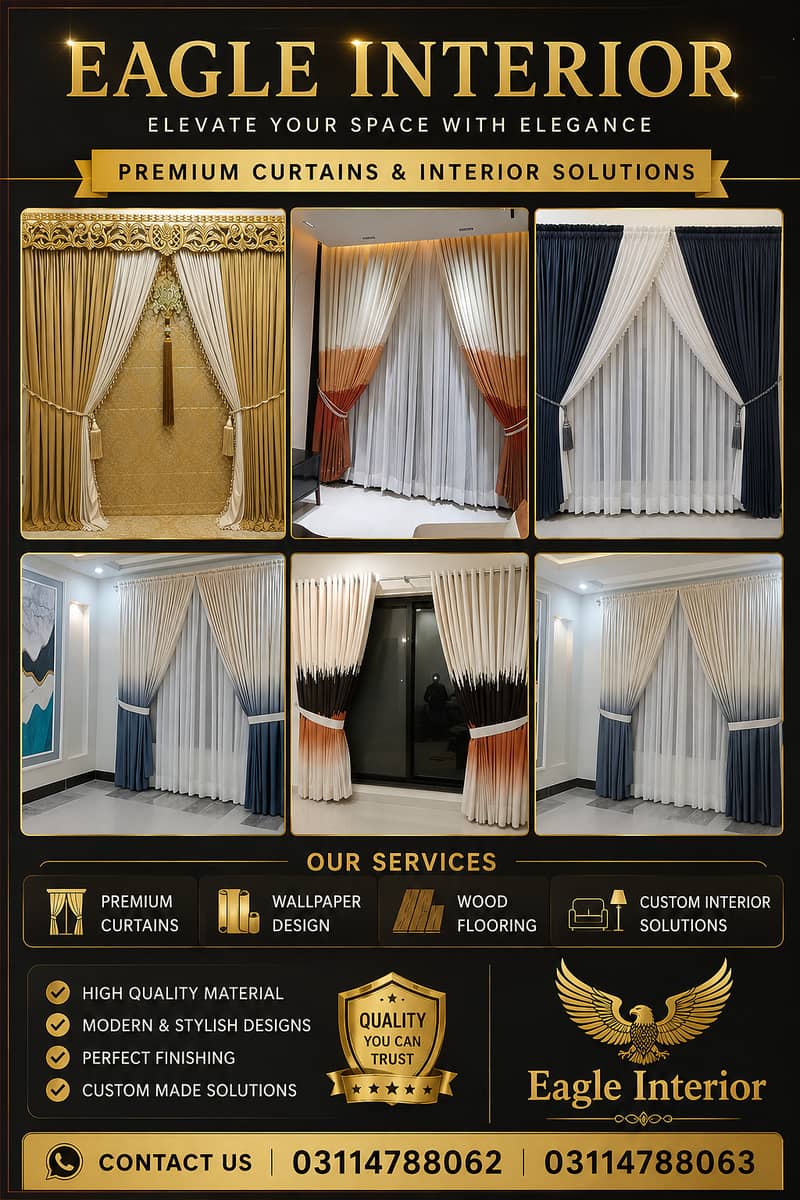 Premium Curtains & Interior Solutions | Eagle Interior\. 0