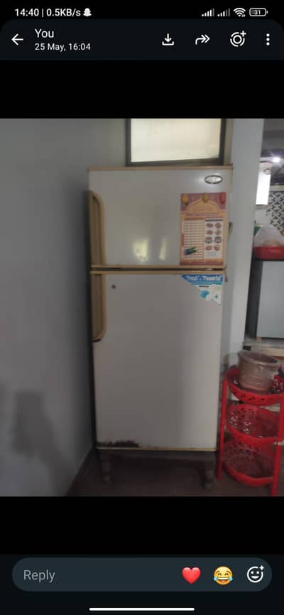 National jumbo size no frost fridge