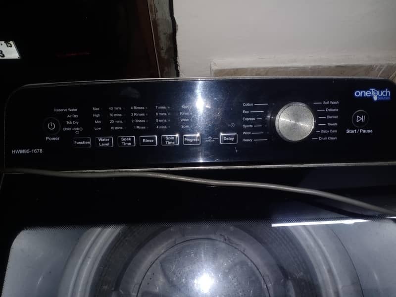haier automatic washing machine 1