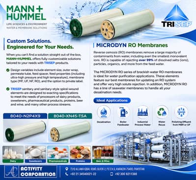 AMERICAN RO MEMBRANE FOR INDUSTRIAL NEEDS