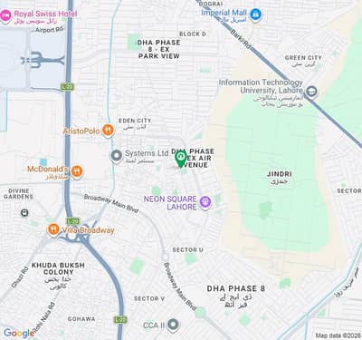 DHA Phase 8-Ex Air Avenue Kanal Plot Excellent Location at Investor rate for Sale