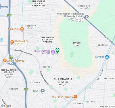 Facing Park Block Q 10 Marla Residential Plot At Prime Location In DHA Phase 8 Ex Air Avenue Lahore.