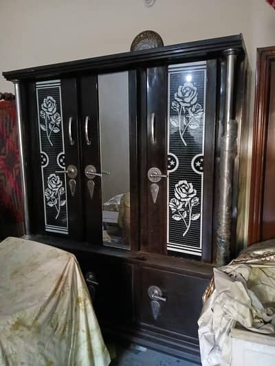 3 door steel almari