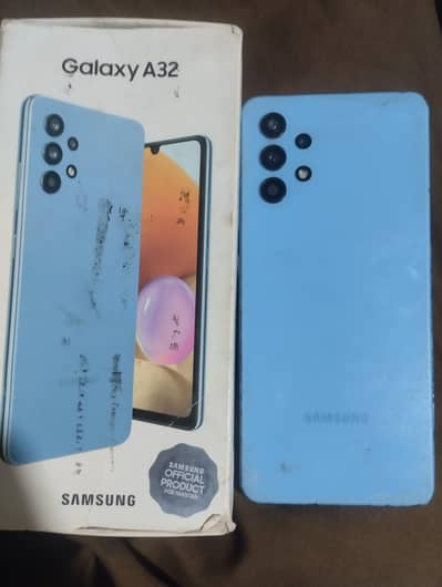Samsung Mobile A32(6/128) with box urgent sale