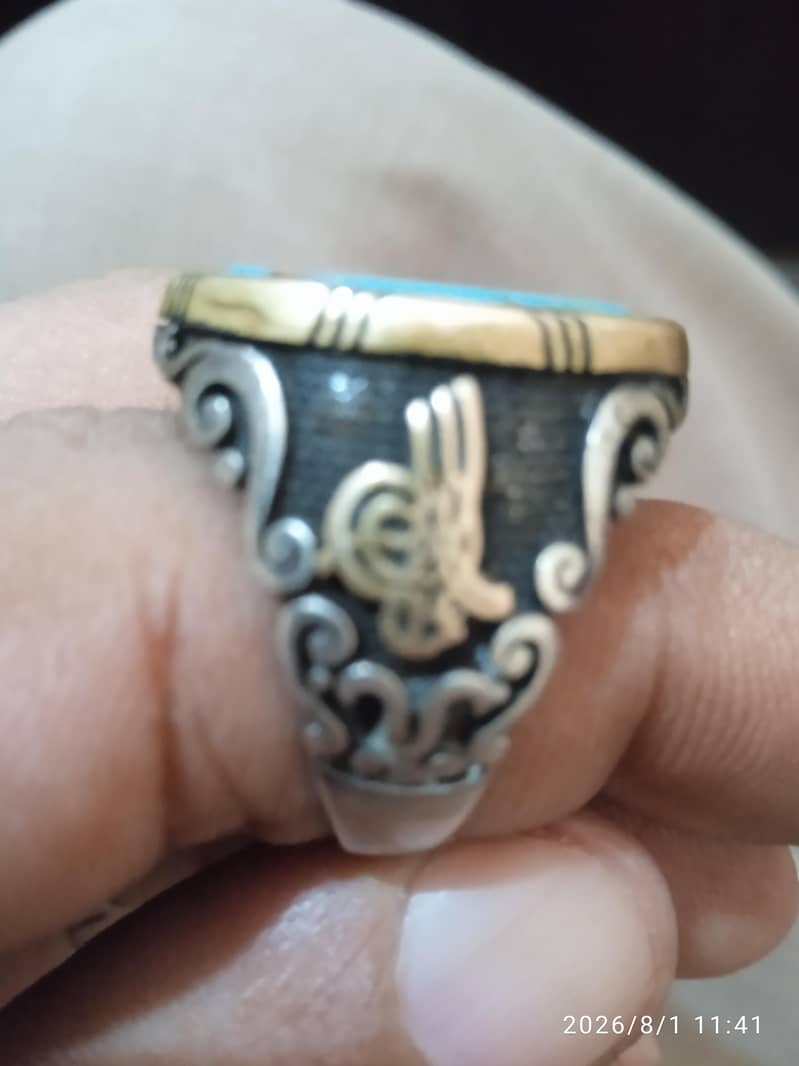 imported feroza chandi ring 1