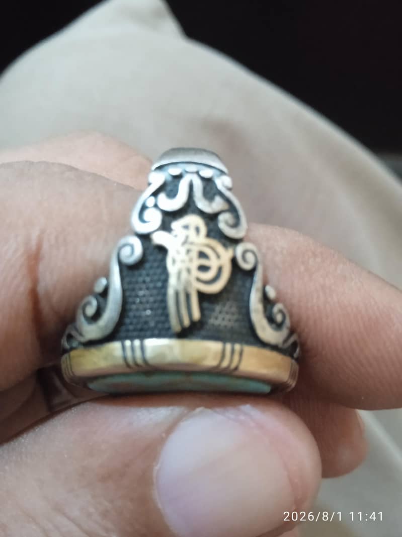 imported feroza chandi ring 2