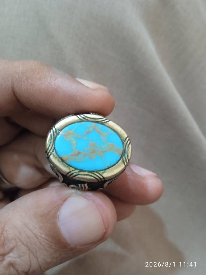 imported feroza chandi ring 4
