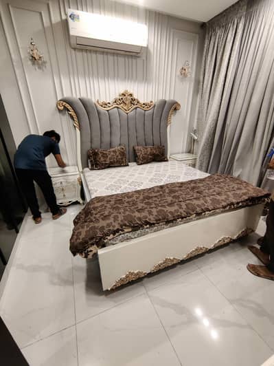 Luxury Bedroom Set | Brand New Bed & Dressing Table | Factory Price