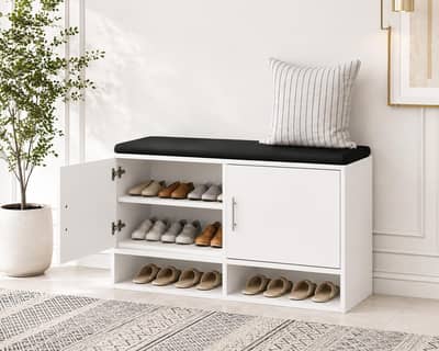 Premium Wooden Shoe Rack with Storage | Wholesale Available