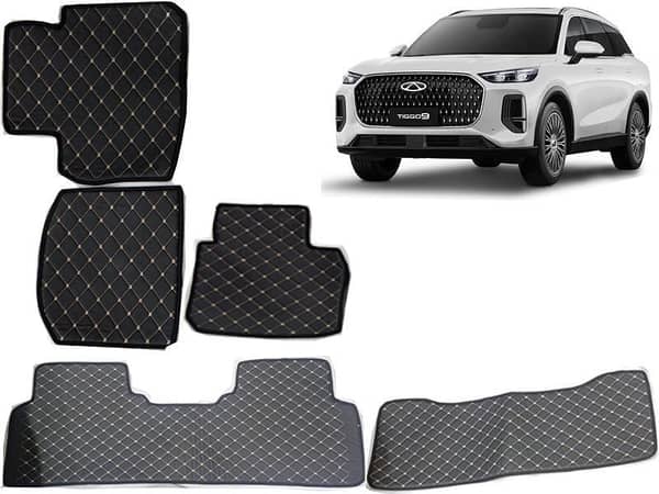 Chery Tiggo 9 7D Floor Mat - 5Pcs - Model 2026