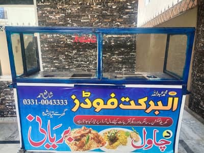 Counter for sale/Display Counter/Bakery Counter ( Iron with Tyre )