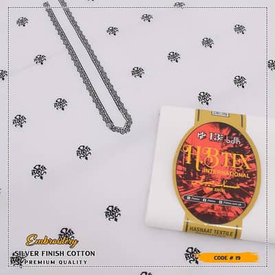 Special cotton gold embroidery