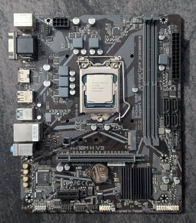 Intel i5 10400F CPU + H410M motherboard 10/10 condition -used
