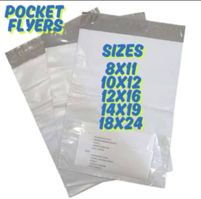 Wholesale Price Premium E-commerce Courier Flyer with Pocket Packaging