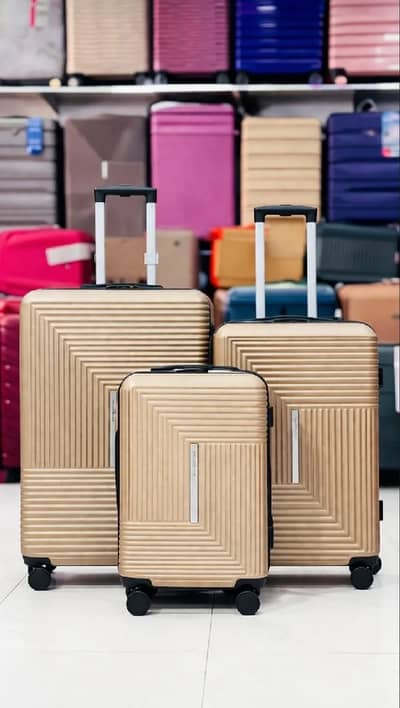 3-Piece Fabric Luggage Bag