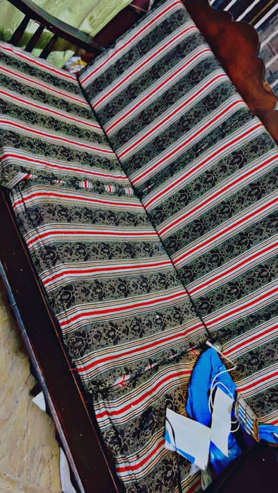 3 seater wooden and 3+2+1