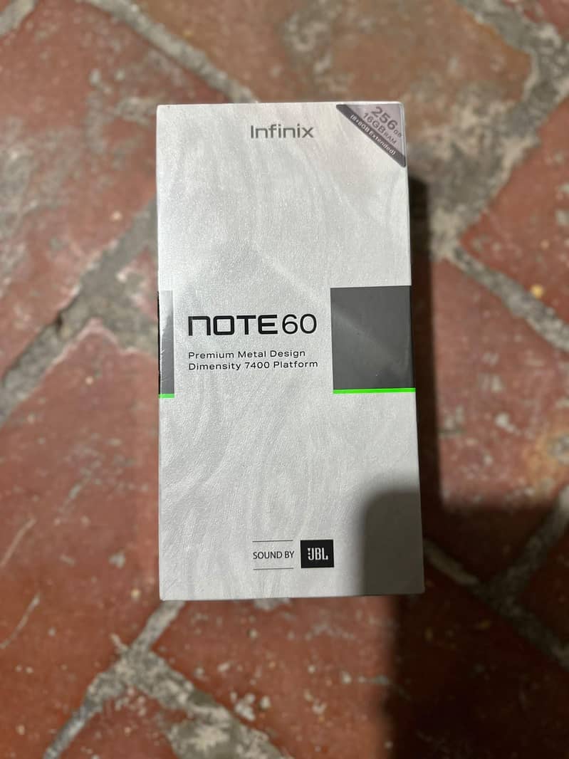 Infinix NOTE 60  New Box Pack 0