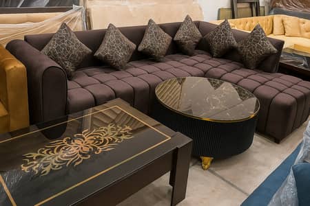 l shape sofa / corner sofa / sofa set / 6 seater sofa / corner sofa