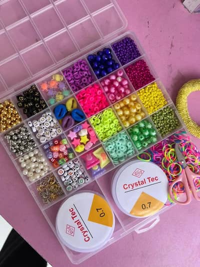 Multicolor Jewelry Making Kit / Craft Piece  