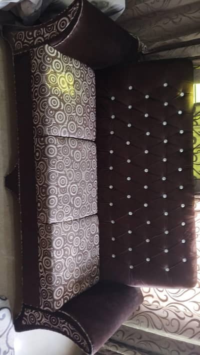 Velvet sofa set