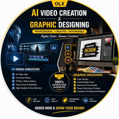professional AI video and graphic designing service