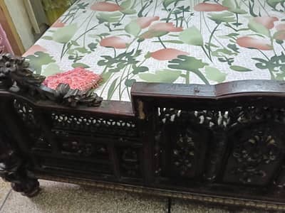 wooden bed set -best quality wood(sheesham)