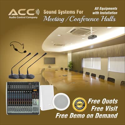 Conference Sound System for offices, Schools, Shopping Malls