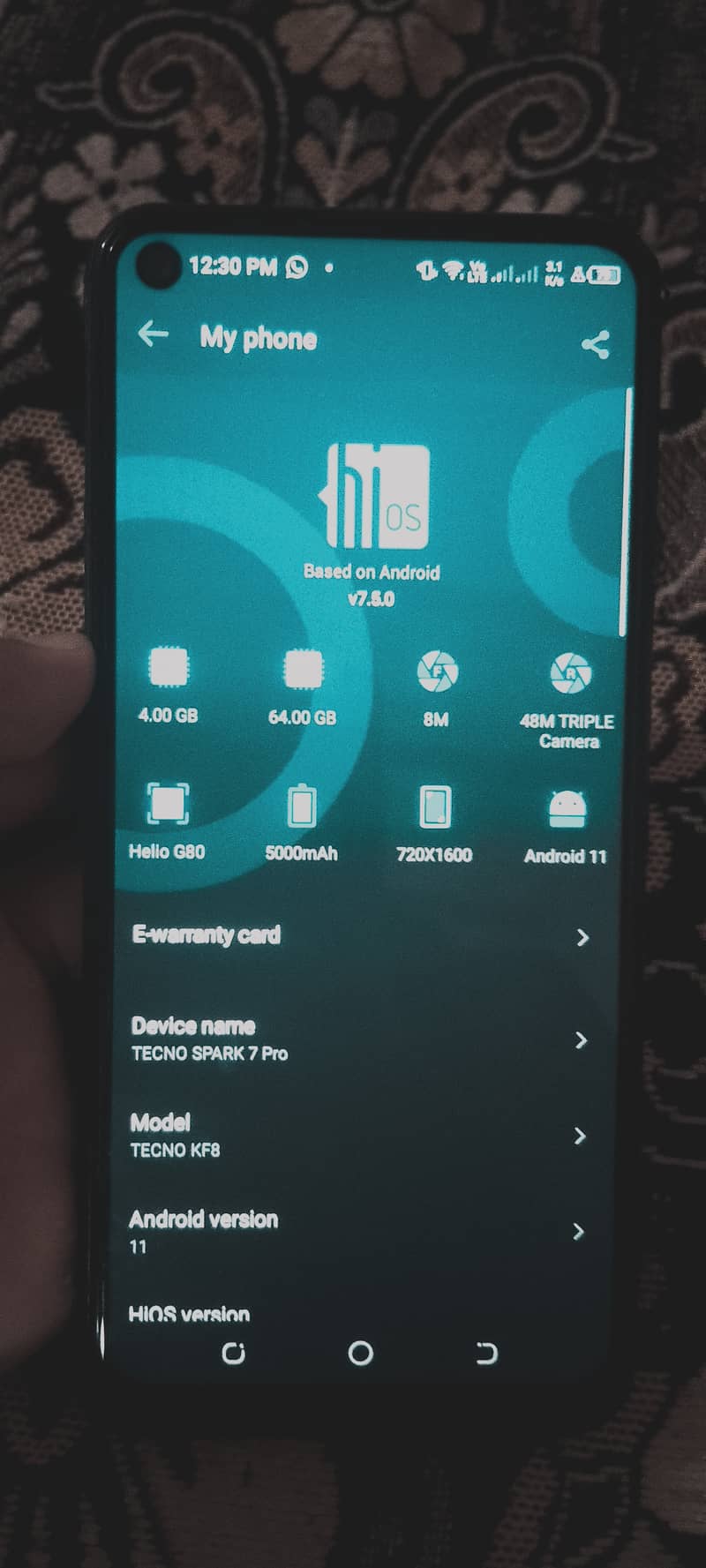 Tecno spark 7 pro 1