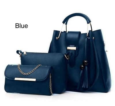  Elegant 3 Pcs Girls Hand Bag Set 